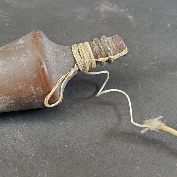 Vintage Dietzgen Brass Plumb Bob 5724S-18 Ounce Tool with Original Box & Steel P - Picture 13 of 13